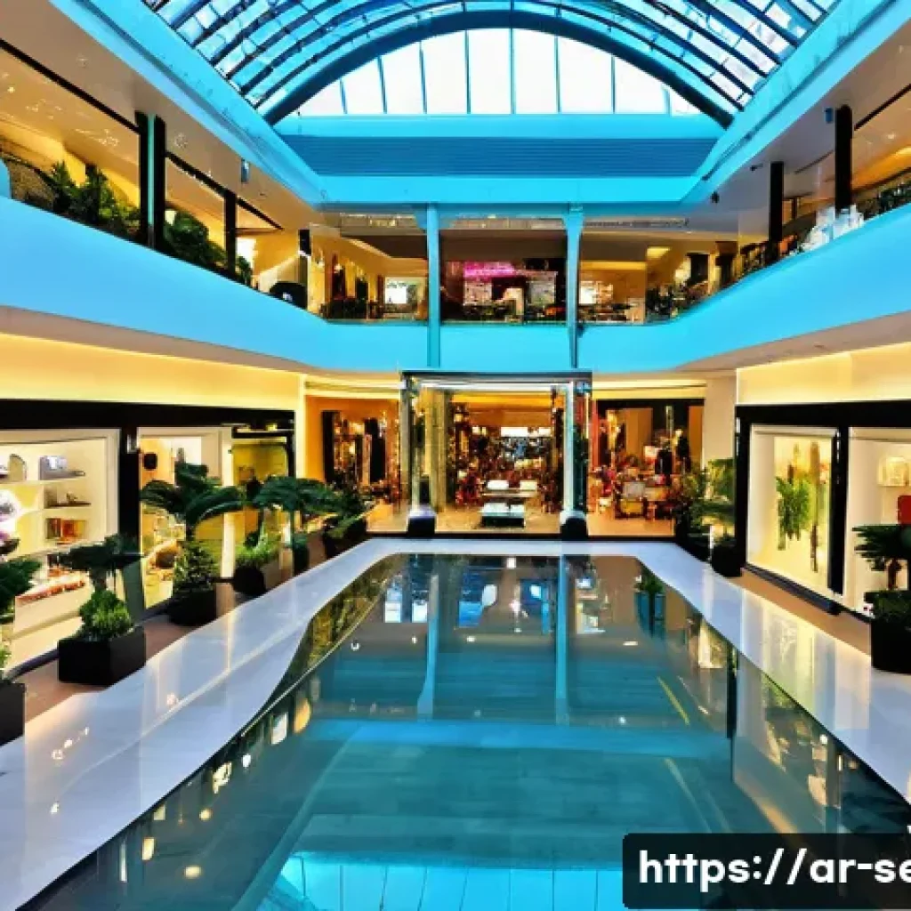 세이셸 쇼핑몰과 로컬 시장 - A vibrant modern shopping mall in Seychelles featuring sleek contemporary architecture with elegant ...